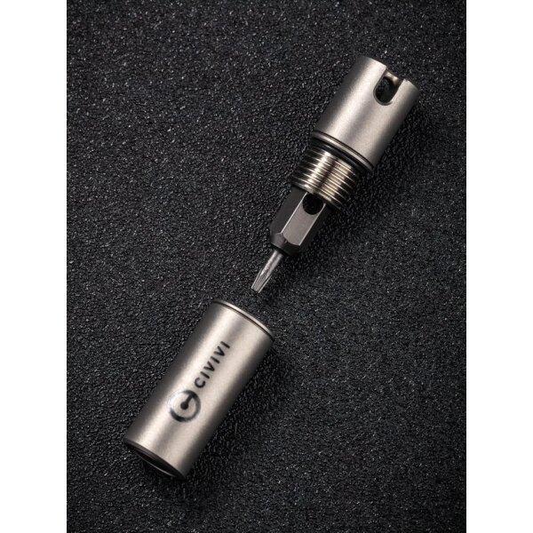 Civivi Tool KEY BIT C20048-2 Torx T6 + T8 Schraubendreher Titankörper Bronze