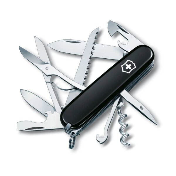 Victorinox Schweizer Messer HUNTSMAN BLACK Taschenmesser Multitool