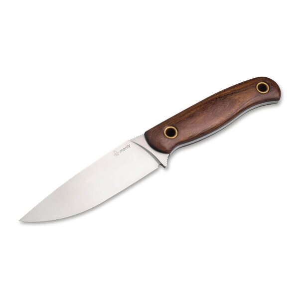 Manly Crafter D2 Walnussholz Braun inkl. Lederscheide
