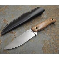 Manly Crafter D2 Walnussholz Braun inkl. Lederscheide
