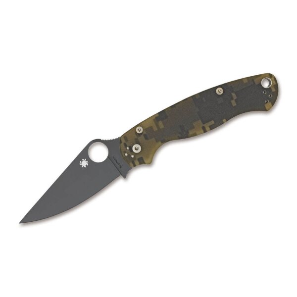 Spyderco Para-Military 2 CPM S-45N Stahl G10 Griff Camouflage Camo Tarn 01SP698