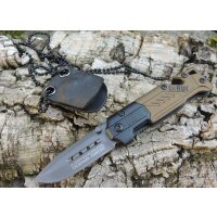 RUI Mini Rescue Knife Neck Knife Rettungsmesser Halsmesser + Kydex Scheide
