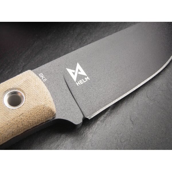 Böker Plus Little Rok SK-85 Kohlenstoffstahl Micarta Schwarz inkl. Kydexscheide 01BO857
