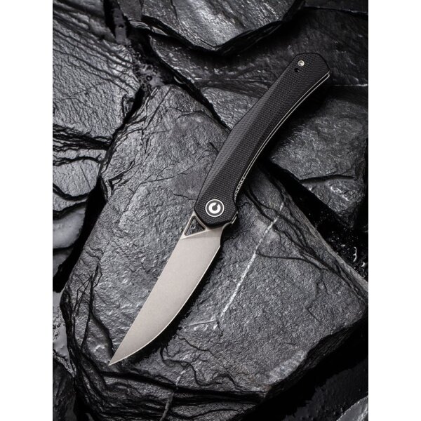 CIVIVI Lazar C20013-1 Frontflip Folder 10Cr15CoMoV Stahl G10 BLACK
