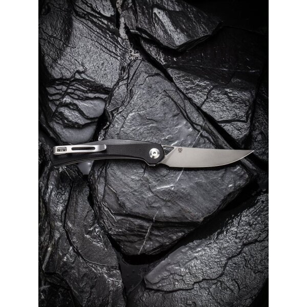 CIVIVI Lazar C20013-1 Frontflip Folder 10Cr15CoMoV Stahl G10 BLACK