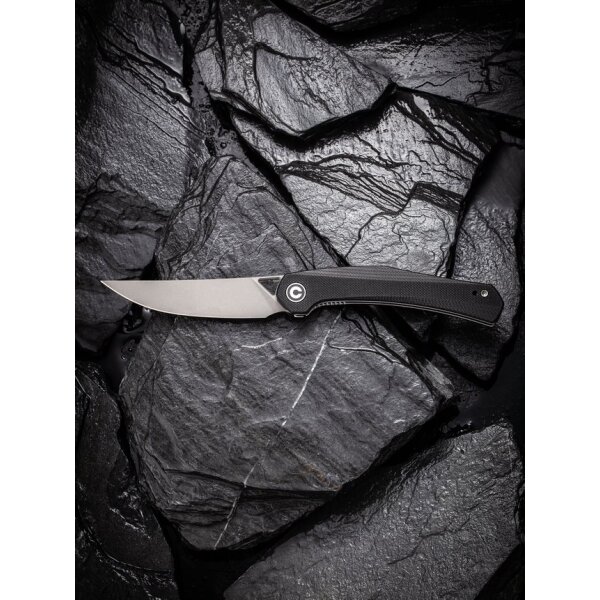 CIVIVI Lazar C20013-1 Frontflip Folder 10Cr15CoMoV Stahl G10 BLACK