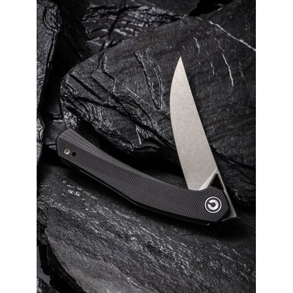 CIVIVI Lazar C20013-1 Frontflip Folder 10Cr15CoMoV Stahl G10 BLACK