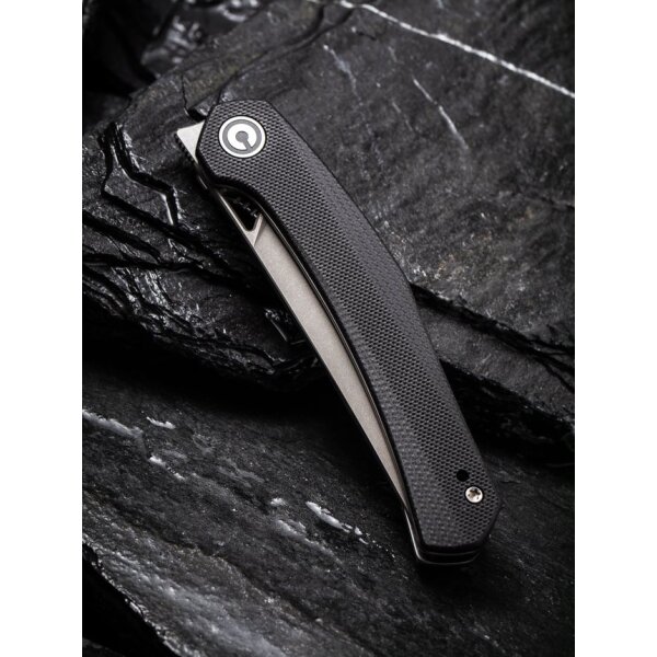 CIVIVI Lazar C20013-1 Frontflip Folder 10Cr15CoMoV Stahl G10 BLACK