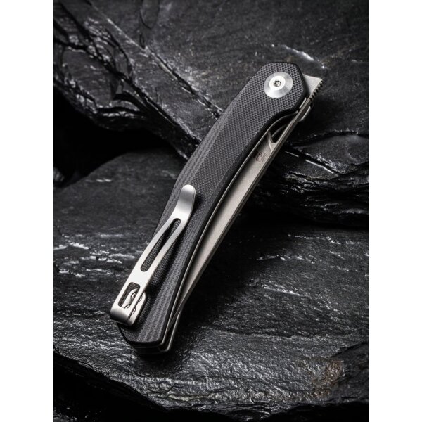 CIVIVI Lazar C20013-1 Frontflip Folder 10Cr15CoMoV Stahl G10 BLACK