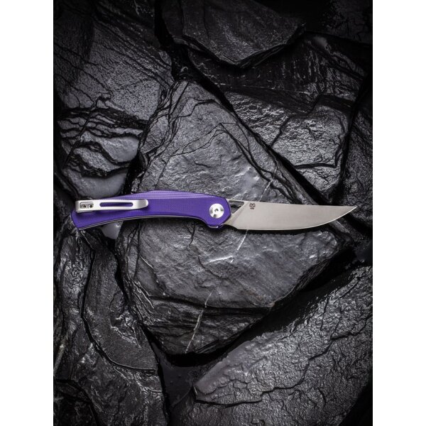 CIVIVI Lazar C20013-2 Frontflip Folder 10Cr15CoMoV Stahl G10 PURPLE