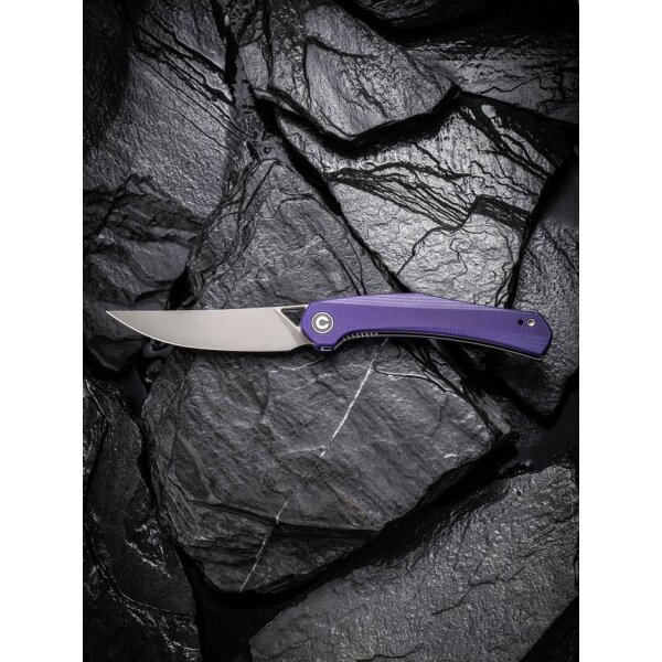 CIVIVI Lazar C20013-2 Frontflip Folder 10Cr15CoMoV Stahl G10 PURPLE