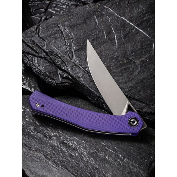 CIVIVI Lazar C20013-2 Frontflip Folder 10Cr15CoMoV Stahl G10 PURPLE
