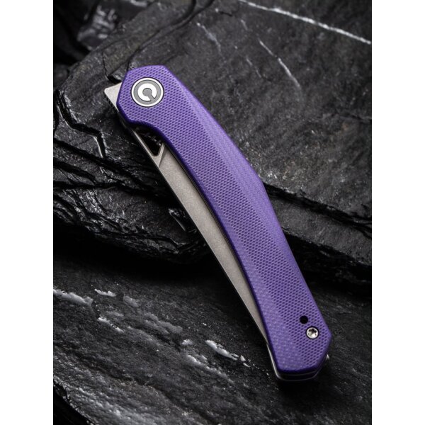 CIVIVI Lazar C20013-2 Frontflip Folder 10Cr15CoMoV Stahl G10 PURPLE