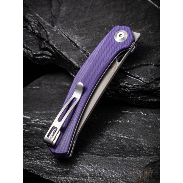 CIVIVI Lazar C20013-2 Frontflip Folder 10Cr15CoMoV Stahl G10 PURPLE