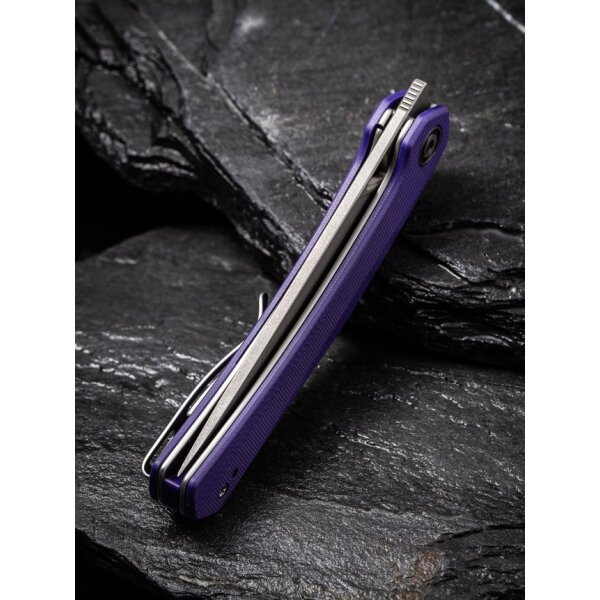 CIVIVI Lazar C20013-2 Frontflip Folder 10Cr15CoMoV Stahl G10 PURPLE