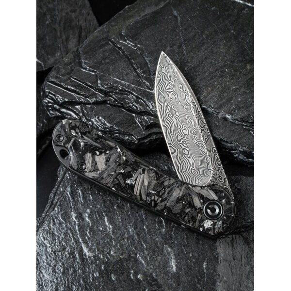 CIVIVI Elementum C907C-DS2 Folder Damast Shredded Carbon / Silber