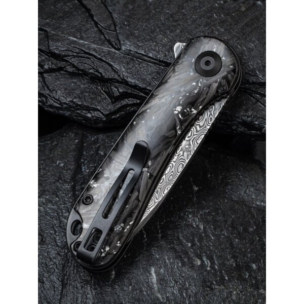 CIVIVI Elementum C907C-DS2 Folder Damast Shredded Carbon / Silber