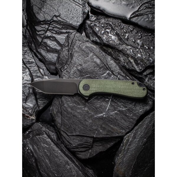 CIVIVI Elementum C907T-E Tanto Folder D2 Stahl Green Micarta