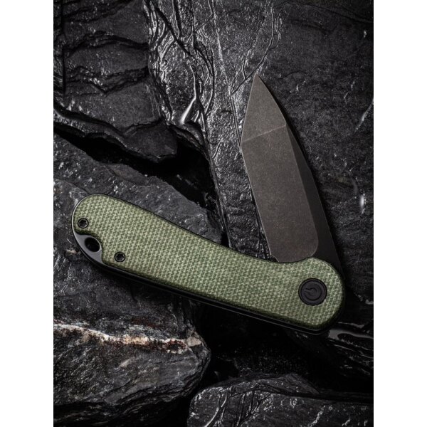 CIVIVI Elementum C907T-E Tanto Folder D2 Stahl Green Micarta