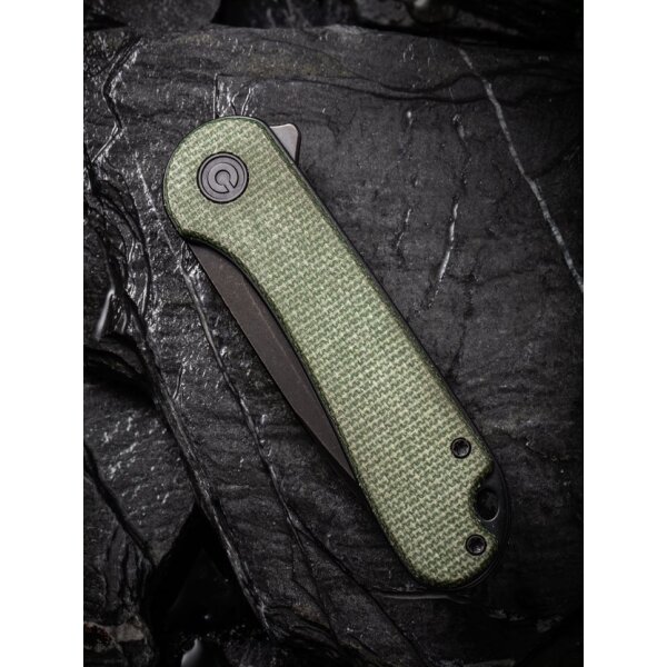 CIVIVI Elementum C907T-E Tanto Folder D2 Stahl Green Micarta