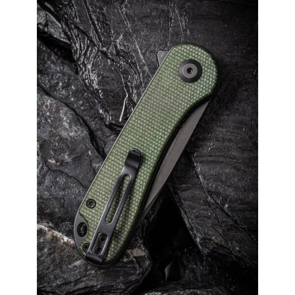 CIVIVI Elementum C907T-E Tanto Folder D2 Stahl Green Micarta