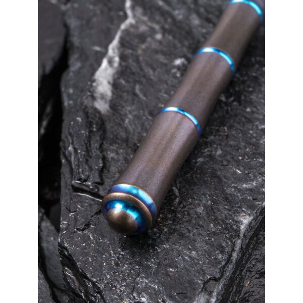 WE Knife Tactical Pen SYRINX TP-04A Blau Kugelschreiber aus 6AL4V Titan Schlüsselring