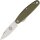 BRK by ESEE Messer CHURP GREEN Two Hand Folder D2 Stahl Micarta