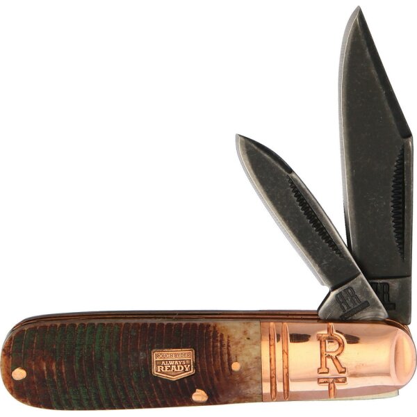Rough Ryder Rider BACKWOODS BARLOW Slipjoint Taschenmesser Knochengriff