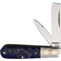 Rough Ryder Messer RAZOR BARLOW BLUE SWIRL Taschenmesser...