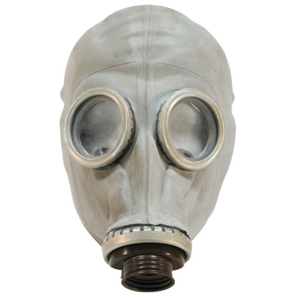 Russische Schutzmaske ABC Gasmaske GP5 gebraucht grau OHNE Filter