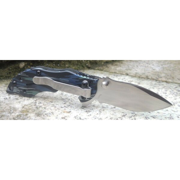 Sanrenmu Messer 6026LUC-SGI Mini Taschenmesser 8Cr13MoV Stahl Framelock