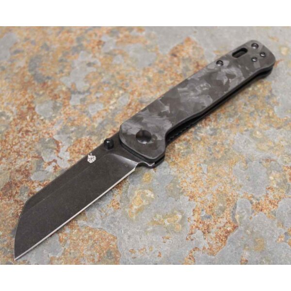 QSP Knife Messer Penguin QS130-U Taschenmesser D2 Stahl Kohlefaser Griff