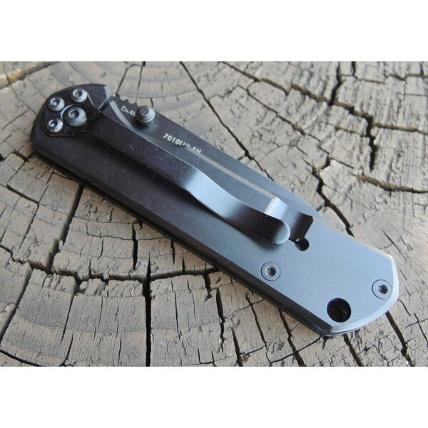 Sanrenmu Messer LAND 7010 LUI-SH Framelock Taschenmesser 8Cr13MoV Stahl