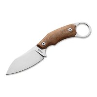 LionSteel H1 M390 Stahl Micarta Braun inkl. Lederscheide...