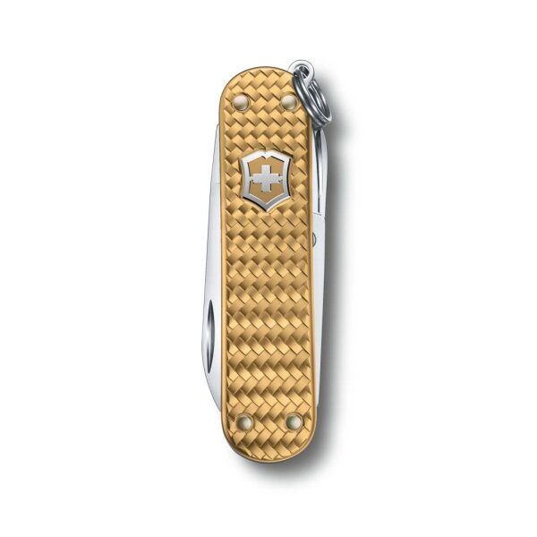 Victorinox Classic PRECIOUS ALOX Brass Gold Schweizer Messer Schlüsselanhänger