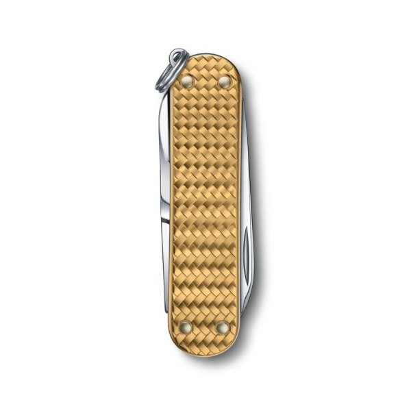 Victorinox Classic PRECIOUS ALOX Brass Gold Schweizer Messer Schlüsselanhänger