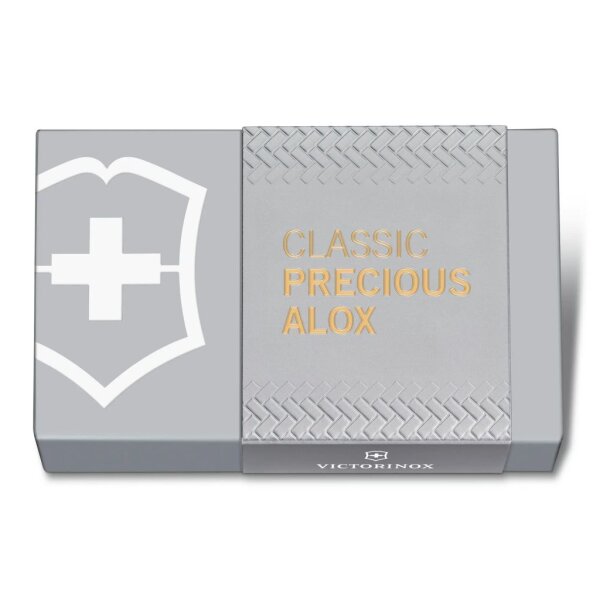 Victorinox Classic PRECIOUS ALOX Brass Gold Schweizer Messer Schlüsselanhänger