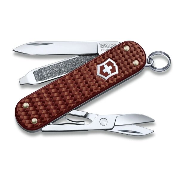 Victorinox Classic PRECIOUS ALOX Hazel Brown Schweizer Messer Schlüsselanhänger