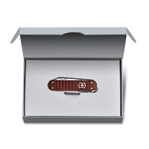 Victorinox Classic PRECIOUS ALOX Hazel Brown Schweizer Messer Schlüsselanhänger