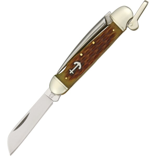 Rough Ryder Rider MARLIN SPIKE Seglermesser Marlspieker 440 Stahl Knochengriff