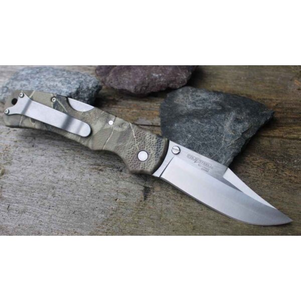 Cold Steel DOUBLE SAFE HUNTER Lockback Dead Leaf
