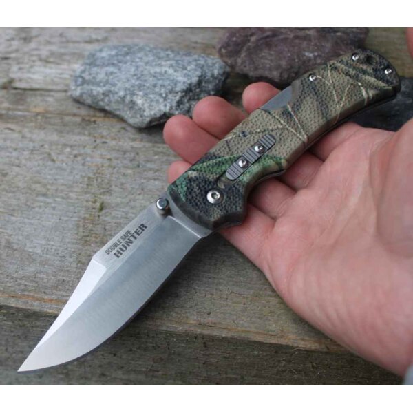 Cold Steel DOUBLE SAFE HUNTER Lockback Dead Leaf