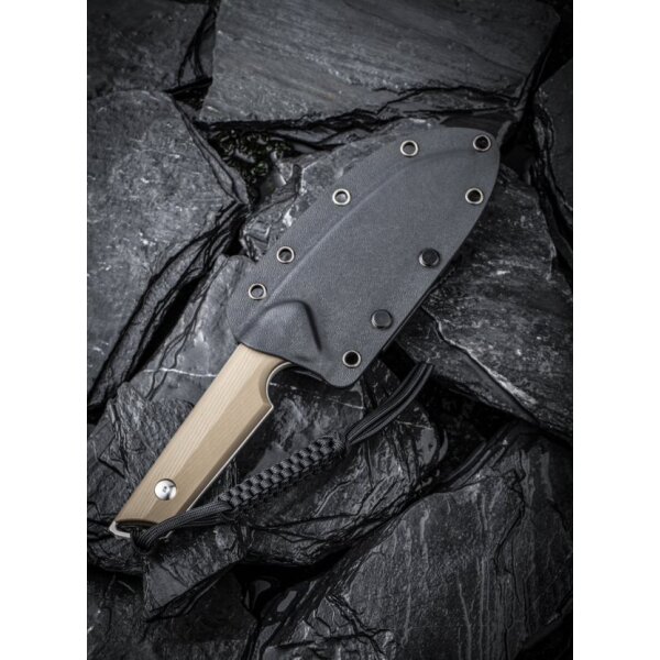 CIVIVI Kepler C2109B Fahrtenmesser 9Cr18MoV Stahl G10 Griff TAN