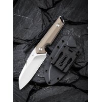 CIVIVI Kepler C2109B Fahrtenmesser 9Cr18MoV Stahl G10...