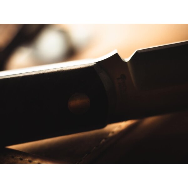 Böker Solingen Messer Barlow BFF Fixed Blade AEB-L Stahl Walnussholz 120506