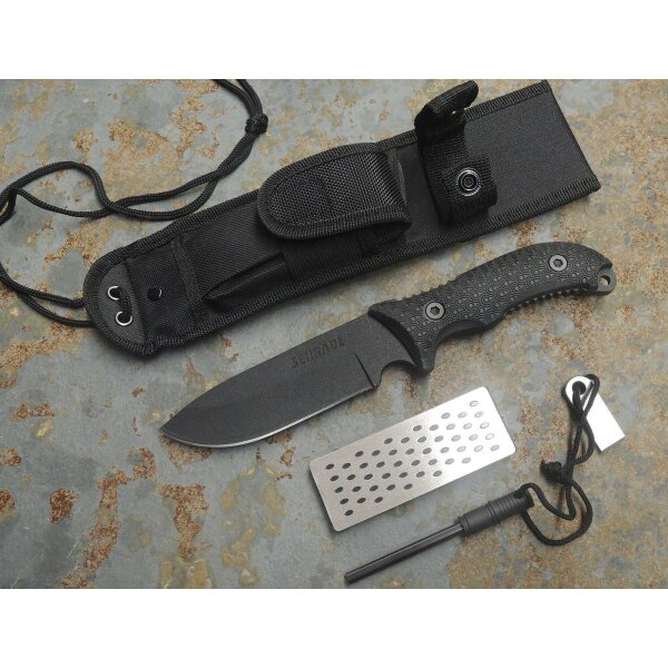 Schrade SCHF36 Fahrtenmesser 1095 Stahl Messer fixed feststehend mit Scheide