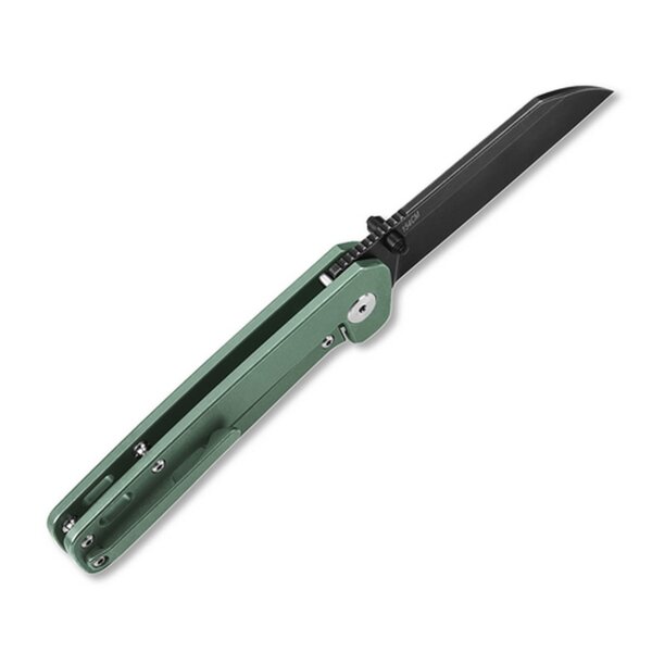 QSP Knife Penguin Messer Taschenmesser 154CM Stahl Titangriff grün schwarz