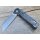 QSP Knife Penguin Messer Taschenmesser G10 Kohlefaser Griff D2 Stahl QS130TBL