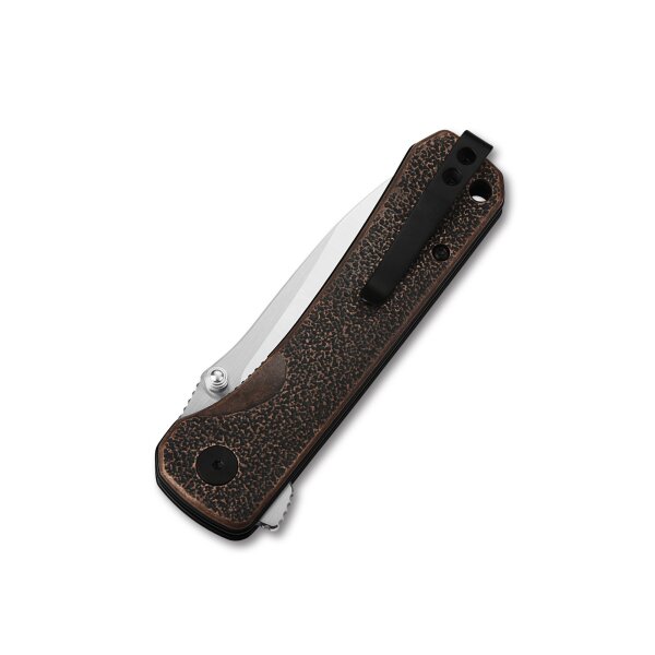 QSP Knife HAWK QS131-M Messer Taschenmesser 14C28N Stahl Kupfer Griff Folder