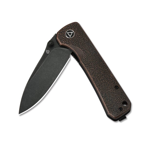 QSP Knife HAWK QS131-N Messer Taschenmesser 14C28N Stahl Kupfer Griff Folder